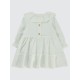 Ecru Baby-Dress and Overall Ecru Baby-Dress and Overall