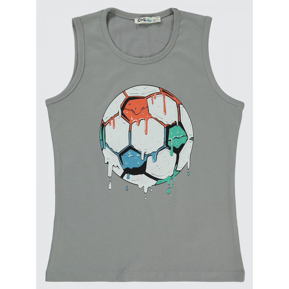 Gray Boys-T-Shirt Gray Boys-T-Shirt
