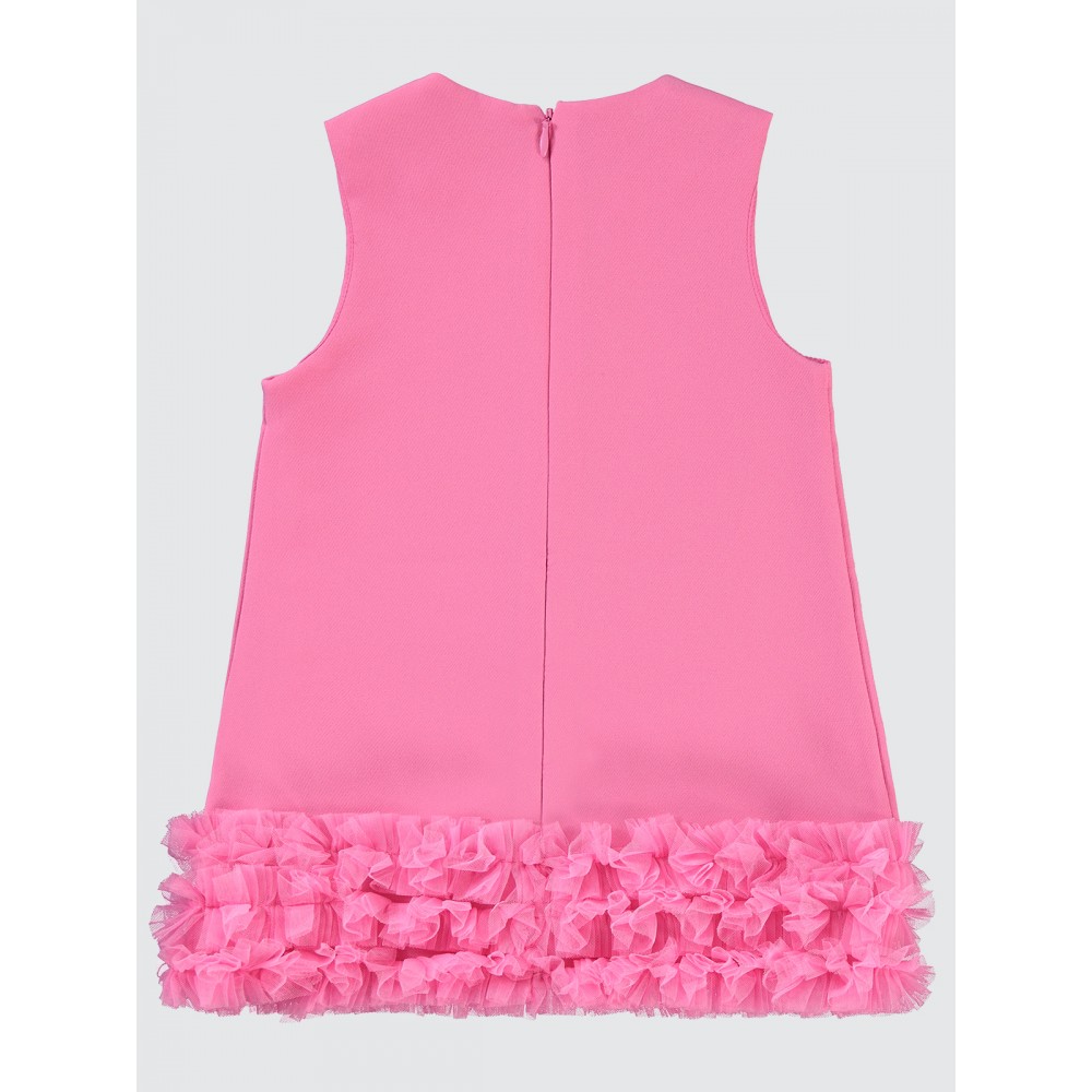 Fuchsia Girls-Dress and Overall Fuchsia Girls-Dress and Overall