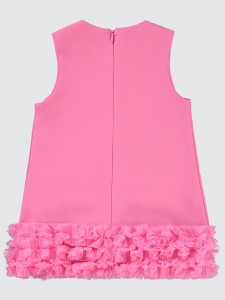 Fuchsia Girls-Dress and Overall