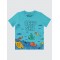 Turquoise Boys-T-Shirt