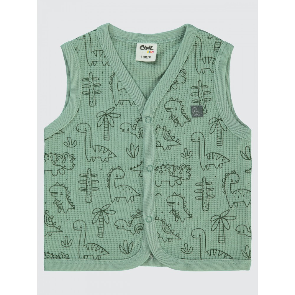 Soft Khaki Baby-Vest Soft Khaki Baby-Vest
