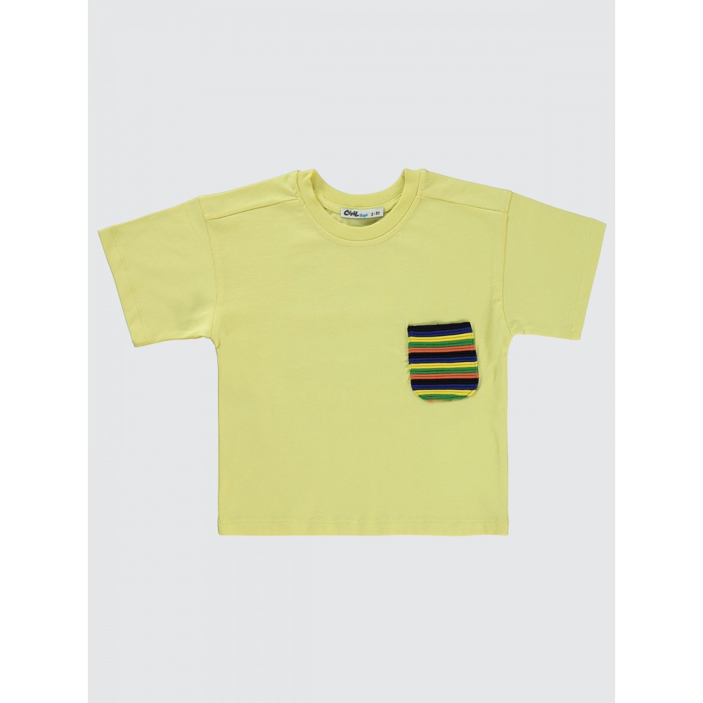 Light Yellow Boys-T-Shirt Light Yellow Boys-T-Shirt