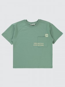 Soft Khaki Boys-T-Shirt
