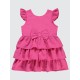 Fuchsia Girls-Dress and Overall Fuchsia Girls-Dress and Overall