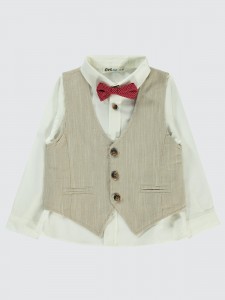 Beige Boys-Shirt