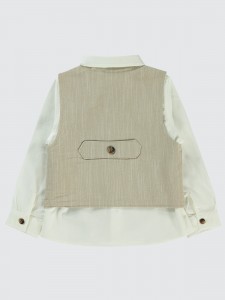 Beige Boys-Shirt