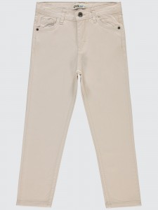 Beige Boys-Trouser