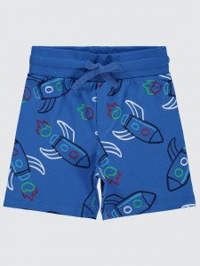 Saxe Blue Boys-Capri Pants