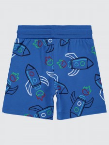 Saxe Blue Boys-Capri Pants