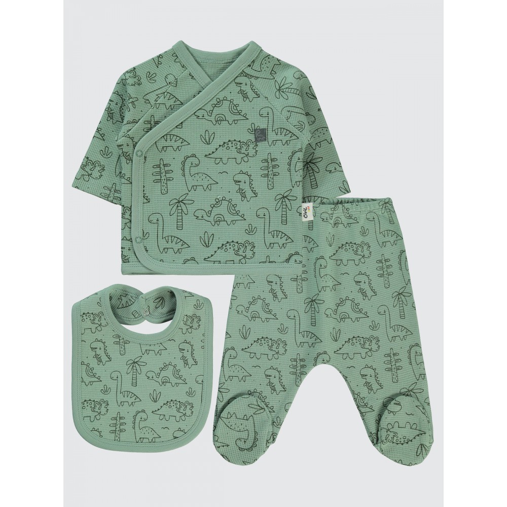 Soft Khaki Baby-Bodysuit Sets Soft Khaki Baby-Bodysuit Sets