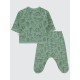 Soft Khaki Baby-Bodysuit Sets Soft Khaki Baby-Bodysuit Sets