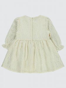 Ecru Baby-Dress and Overall