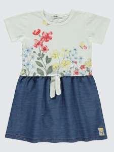 Ecru Girls-Dress and Overall