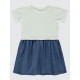 Ecru Girls-Dress and Overall Ecru Girls-Dress and Overall