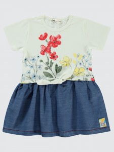 Ecru Girls-Dress and Overall