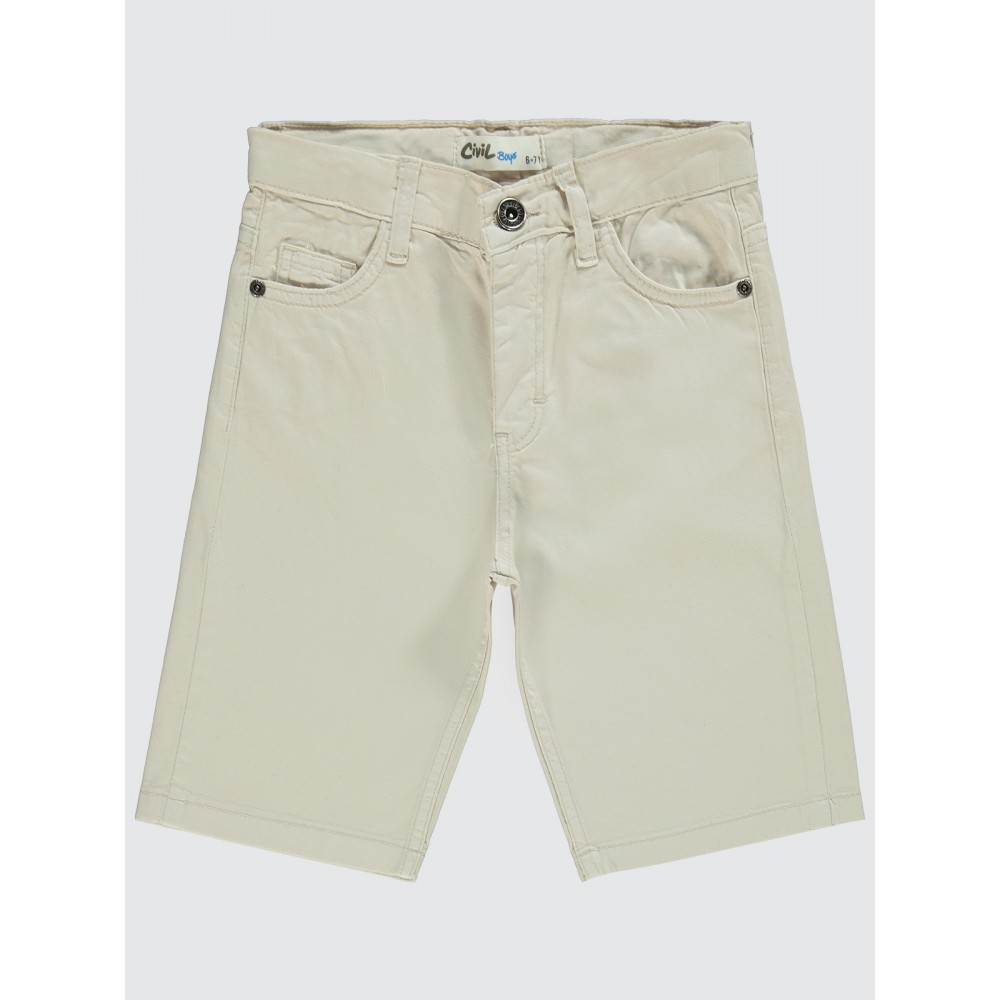 Beige Boys-Capri Pants Beige Boys-Capri Pants