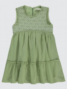 Green Almond Girls-Dress and Overall