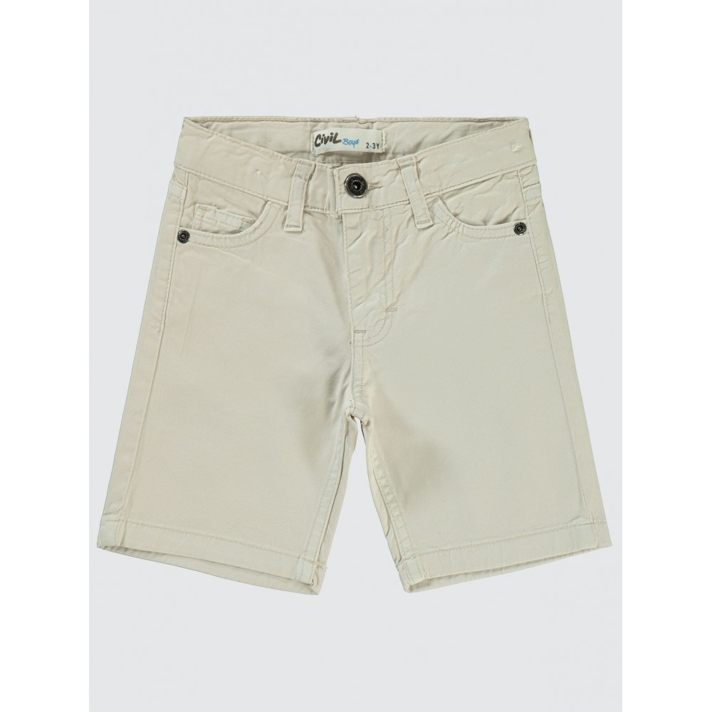 Beige Boys-Capri Pants Beige Boys-Capri Pants