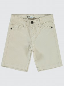Beige Boys-Capri Pants