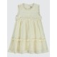Beige Girls-Dress and Overall Beige Girls-Dress and Overall