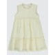 Beige Girls-Dress and Overall Beige Girls-Dress and Overall