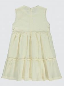 Beige Girls-Dress and Overall
