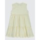Beige Girls-Dress and Overall Beige Girls-Dress and Overall