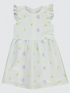 Ecru Girls-Dress and Overall