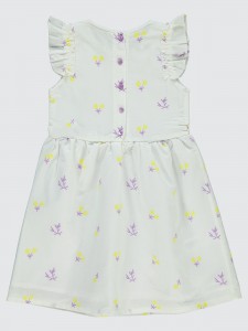 Ecru Girls-Dress and Overall