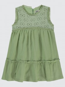 Green Almond Girls-Dress and Overall