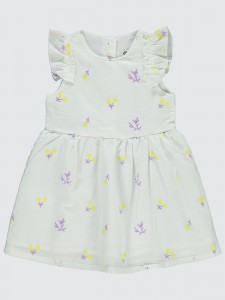 Ecru Girls-Dress and Overall