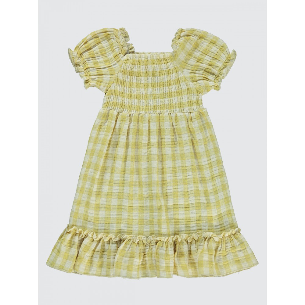 Yellow Girls-Dress and Overall Yellow Girls-Dress and Overall