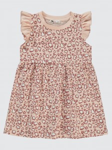 Light Powder Pink Girls-Dress and Overall