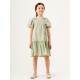 Green Girls-Dress and Overall Green Girls-Dress and Overall