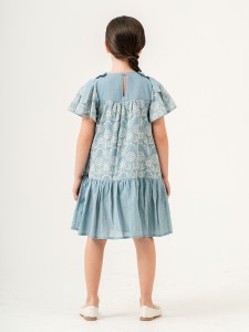 Blue Girls-Dress and Overall