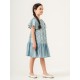 Blue Girls-Dress and Overall Blue Girls-Dress and Overall