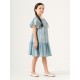 Blue Girls-Dress and Overall Blue Girls-Dress and Overall