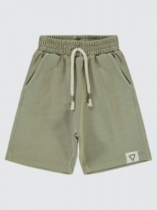 Stone Color Boys-Capri Pants