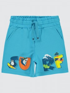 Turquoise Boys-Capri Pants