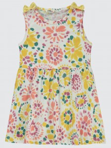 Ecru Girls-Dress and Overall