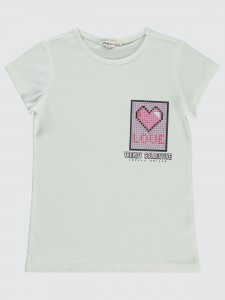 Ecru Girls-T-Shirt