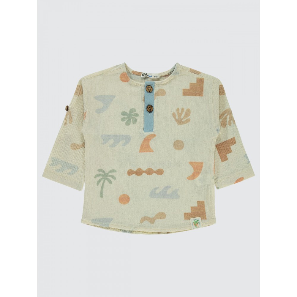 Beige Boys-Shirt Beige Boys-Shirt