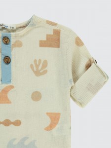 Beige Boys-Shirt