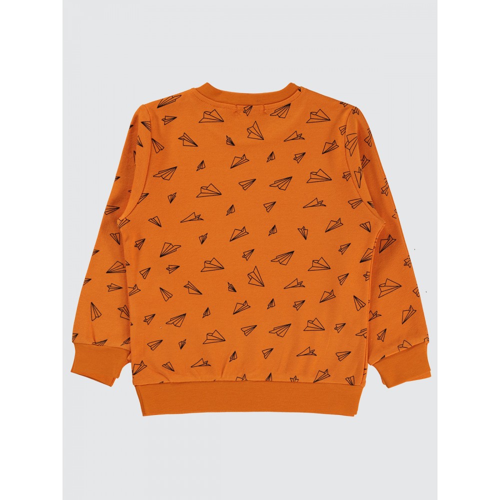 Dark Orange Boys-Sweatshirt Dark Orange Boys-Sweatshirt