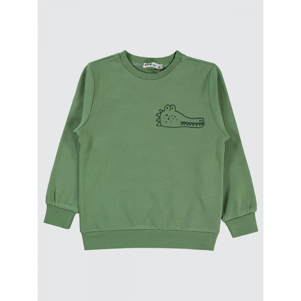 Light Khaki Boys-Sweatshirt Light Khaki Boys-Sweatshirt