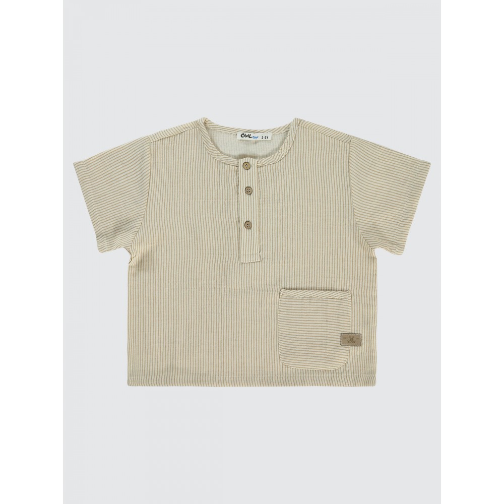 Beige Boys-Shirt Beige Boys-Shirt