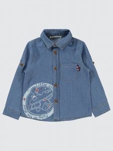 Dark Blue Boys-Shirt