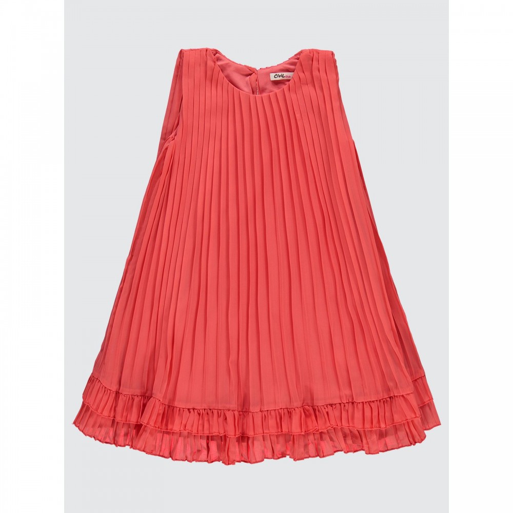 Coral Girls-Dress and Overall Coral Girls-Dress and Overall