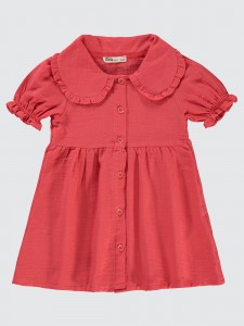 Sunset Coral Girls-Dress and Overall